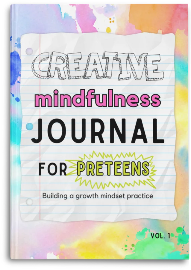 Creative Mindfulness Journal for preteens